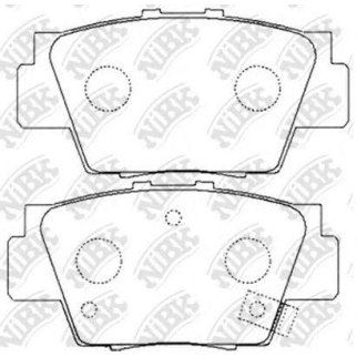 Колодки тормозные к-кт NiBK PN8307 фото