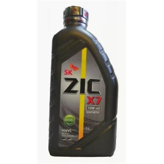 Масло моторное ZIC X7 DIESEL 10W40 CI-4 синт. 1л фото
