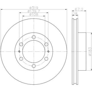 Диск тормозной TEXTAR 922304 03 фото