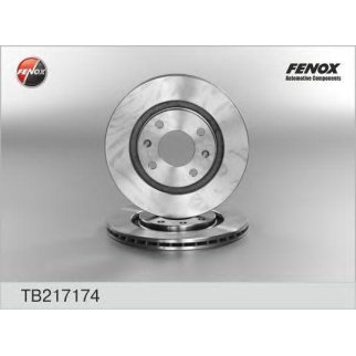 Диск тормозной передний вентилируемый Fenox TB217174 фото