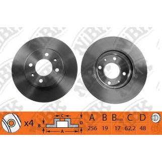Диск тормозной NiBK RN1199 фото