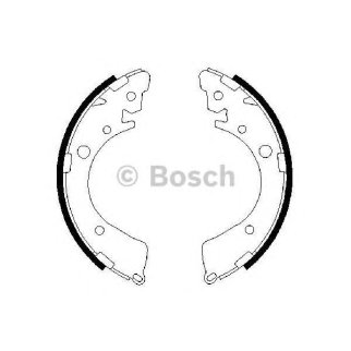 Колодки барабанные к-кт BOSCH 0 986 487 323 фото