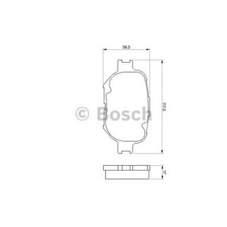 Колодки тормозные BOSCH _0 986 424 808 фото