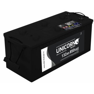 Аккумуляторная батарея UNICORN Black 6СТ132 (+слева(3)) 511х189х217 Россия 900А фото