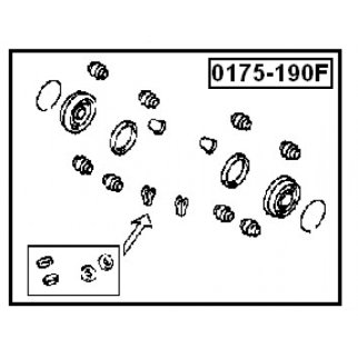 Рк переднего суппорта FEBEST 0175-190F фото 2