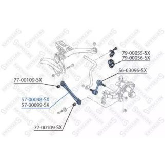 Рычаг задний Stellox 57-00098-SX фото