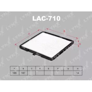 Фильтр салона LYNXauto LAC-710 фото