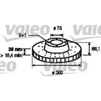 Диск тормозной BMW E81/E87/E90/E91/E84 зад_x2 фото