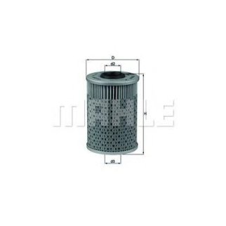 Фильтр масляный MAHLE _OX151D фото 2