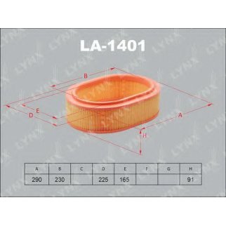 Фильтр воздушный LYNXauto LA-1401 фото