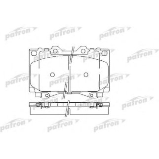 Колодки тормозные PATRON PBP1456 фото