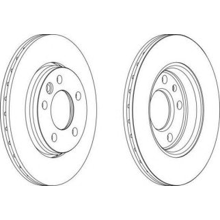 Диск тормозной FERODO DDF1286 фото