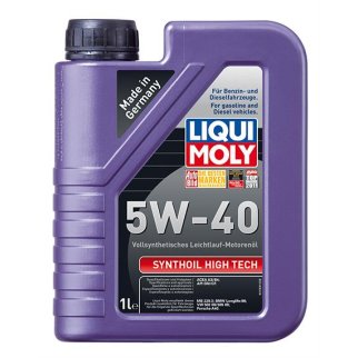 Масло моторное LIQUI MOLY SYNTHOIL HIGH-TECH A3/B4 SN 5W40 1л синт. фото 2