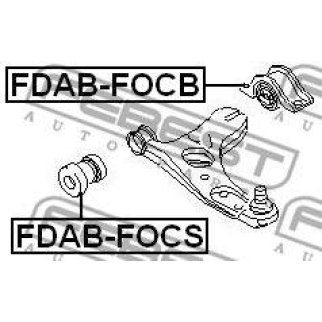 Сайлентблок рычага FEBEST FDAB-FOCS фото