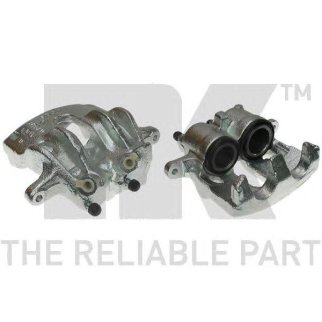 Суппорт тормозной передний левый (двухпоршневой) / CITROEN Jumper,FIAT Ducato,PEUGEOT Boxer 94~02 фото