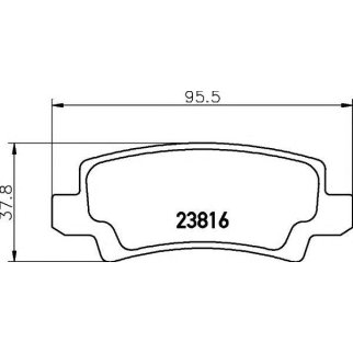 Колодки тормозные PAGID 8DB 355 010-841 фото