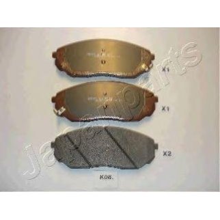 Колодки тормозные Japanparts PA-K08AF фото