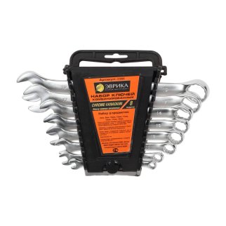 Набор ключей комбинированных 8пр холдер ЭВРИКА фото