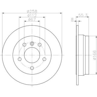 Диск тормозной задний TEXTAR 92099703 фото