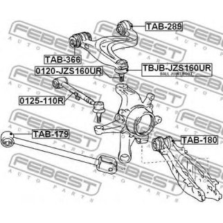Опора шаровая FEBEST 0120-JZS160UR фото