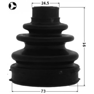 Пыльник ШРУСа FEBEST 0115-ZRT270T фото 2