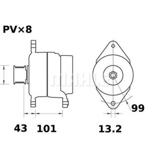 Генератор MAHLE MG 500 фото