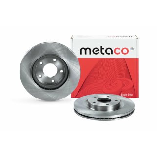 Диск тормозной передний вентилируемый metaco 3050-003 фото 2