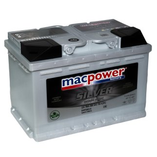 Аккумуляторная батарея MACPOWER Premium 6СТ 78 пр. 278х175х190 Турция фото