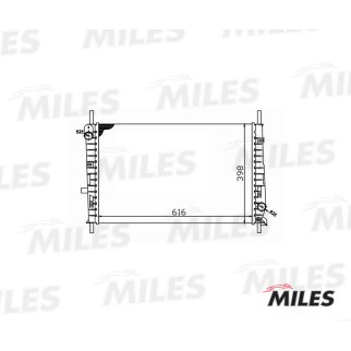 Радиатор основной MILES ACRM045 фото