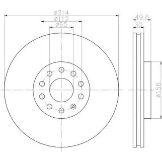Диск тормозной TEXTAR 922324 03 фото