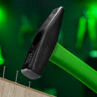 СИБРТЕХ 10319 Молоток слесарный, 300 г, фиберглассовая обрезиненная рукоятка фото 7