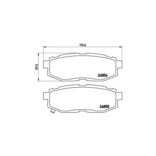 Колодки тормозные задние фото
