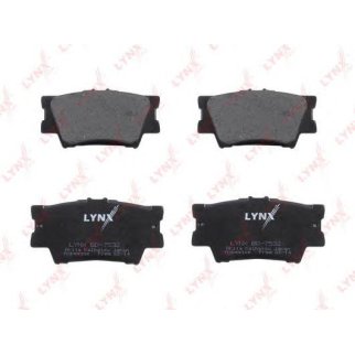 Колодки тормозные задние дисковые к-кт LYNXauto BD-7532 фото