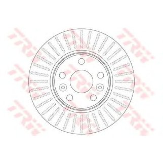 Диск тормозной пер. RENAULT Megane Estate/Break 09/05-07/09 торм. сист фото