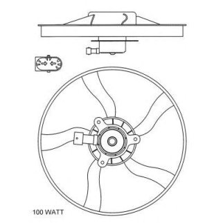 47070_вентилятор охлаждения! Citroen Xsara 2.6-2.0 99> фото