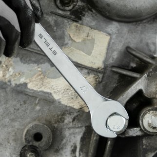 Набор ключей комбинированных 8-19мм 8 шт. матов. хром STELS фото 9