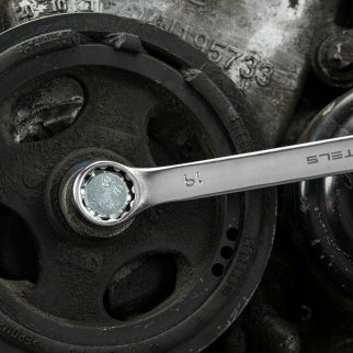 Набор ключей комбинированных 8-19мм 8 шт. матов. хром STELS фото 1