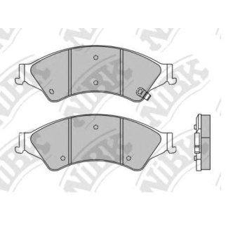 Колодки тормозные передние к-кт NiBK PN51001 фото