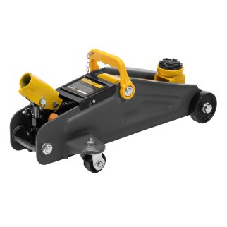 Домкрат подкатной гидравлический 2т 130-330мм с фиксатором (в кейсе) DENZEL фото 8