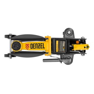 Домкрат подкатной гидравлический 2т 130-330мм с фиксатором (в кейсе) DENZEL фото 9