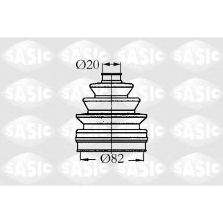 Пыльник ШРУСа SASIC 2933833 фото