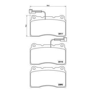 Колодки торм.пер. фото