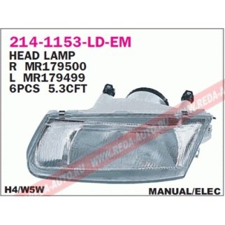 Фара правая DEPO 214-1153R-LD-EM фото