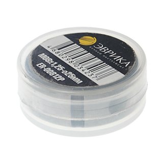 Плашка M08x1,25-o25мм, в пластиковом футляре ЭВРИКА фото 1