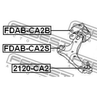 Сайлентблок FEBEST FDAB-CA2S фото