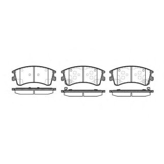 Колодки тормозные REMSA _097002 фото