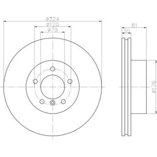 Диск тормозной TEXTAR 921228 05 фото