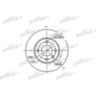 Диск тормозной задний PATRON PBD4050 фото