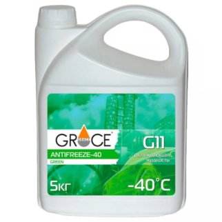 Антифриз зеленый G-11 GRACE -40 5кг фото