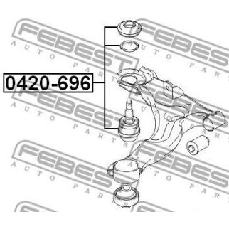 Опора шаровая FEBEST 0420-696 фото